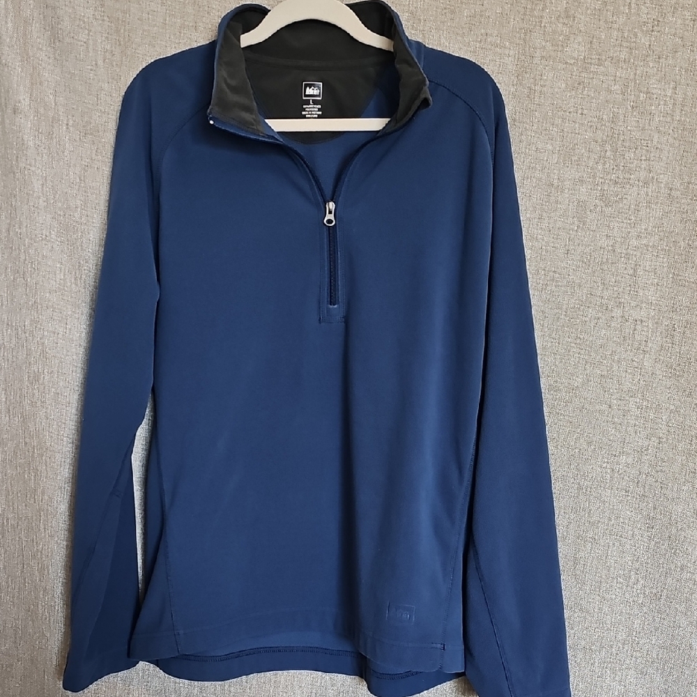 REI Navy Blue Half-Zip Pullover